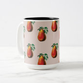 peren tweekleurige koffiemok (Voorkant links)