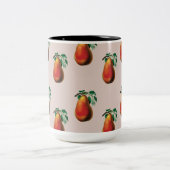 peren tweekleurige koffiemok (Center)