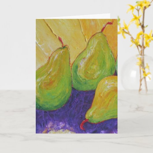 Peren uw welkome Kaart (Gele Bloem)