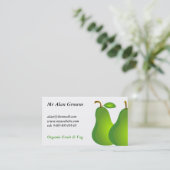 peren visitekaartje (Staand voorkant)