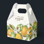 Peren Vruchten Botanisch Bedankdoosjes<br><div class="desc">Gouden Peren hangend met witte bloemen en groene bladeren.</div>