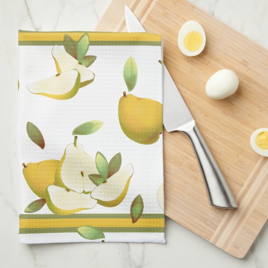 Peren Vruchten Botanisch Theedoek (Quarter Fold)