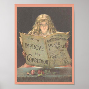 peren zeep Complexion AD Poster