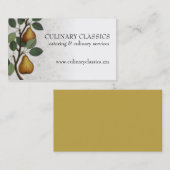  perenboompenkookkaarten voor het bakken van biz visitekaartje (Voorkant / Achterkant)