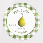 perenboter gepersonaliseerd kantelen labels (Design 1)