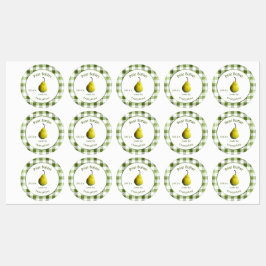  perenboter gepersonaliseerd kantelen labels