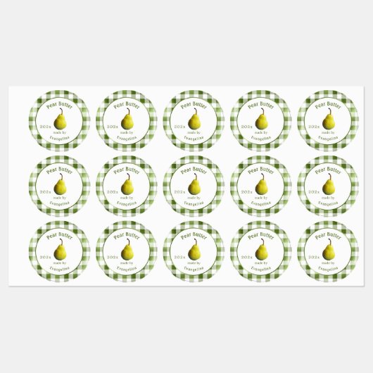  perenboter gepersonaliseerd kantelen labels (Vel)