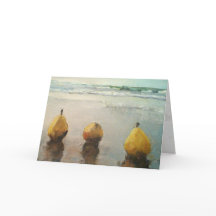 Perendag Uit Op Het Strand Bloemensjaal Inlegkaart