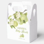 Perenfruit Baby shower Bedankdoosjes (Geopend)