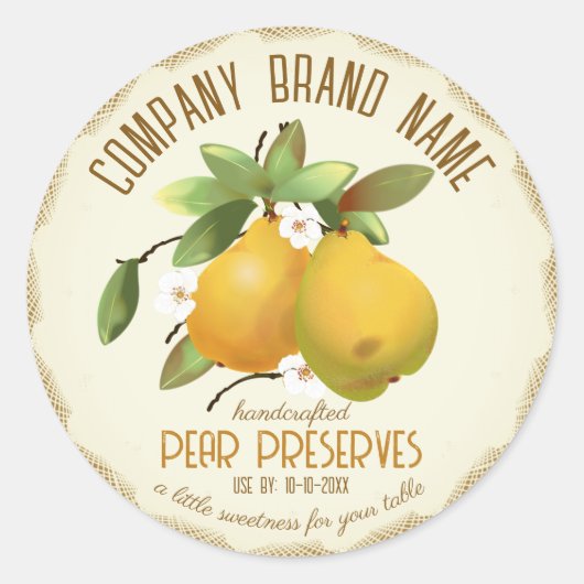 Perenfruit Inblikpot Label (Voorkant)