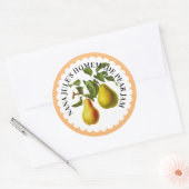 Perenjam conserveringslabel ronde sticker (Envelop)