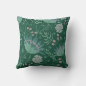 Perennial Paradise Floral Print Kussen (Achterkant)