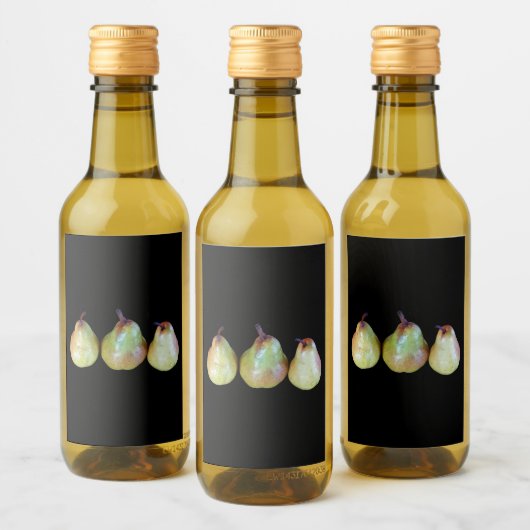 perentrio wijn etiket (Flessen)