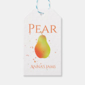 Perenvruchten Cadeaulabel (Voorkant)