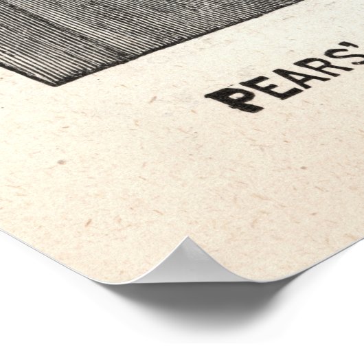  perenzeep Ad vanaf 1888 Poster (Hoek)