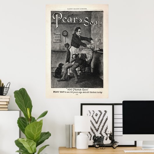  perenzeep Ad vanaf 1888 Poster (Thuiskantoor)