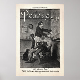  perenzeep Ad vanaf 1888 Poster