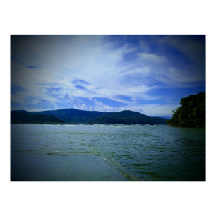 Perequê Beach Guarujá Brazilië Perfect Poster