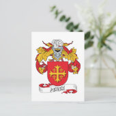 Perez Family Crest Briefkaart (Staand voorkant)