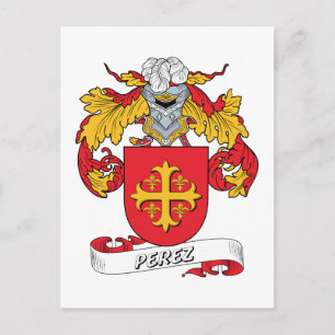 Perez Family Crest Briefkaart