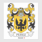 Perez Family Crest Sticker (Vel)