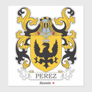 Perez Family Crest Sticker