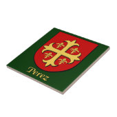 Perez Family Shield Decoratieve Tegel Tegeltje (Zijkant)