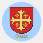 Perez Family Shield Stickers (Voorkant)