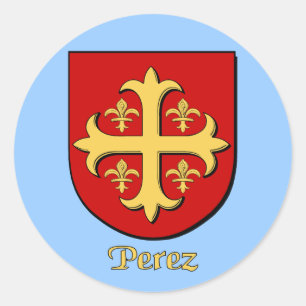 Perez Family Shield Stickers