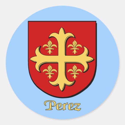 Perez Family Shield Stickers (Voorkant)
