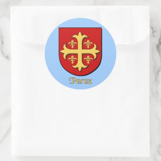 Perez Family Shield Stickers (Tas)