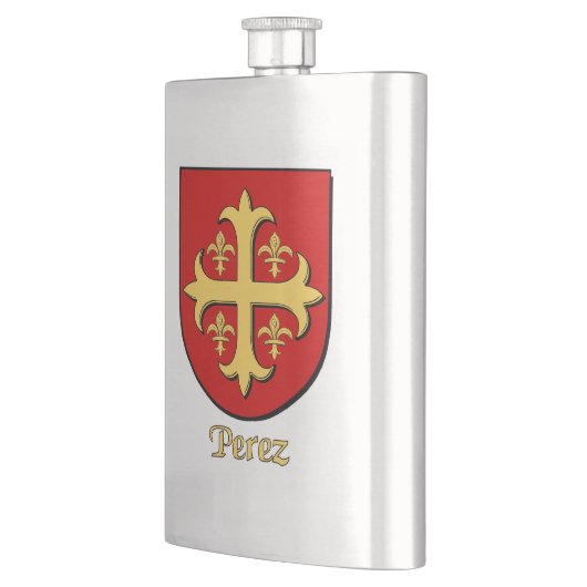 Perez Heraldic Shield Heupfles (Links)