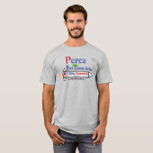 Perez voor de gemeente Titusville T-shirt (Voorkant volledig)