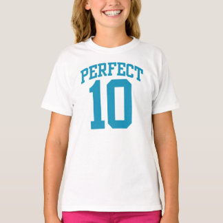 Perfect 10 VARSITY 10th BIRTHDAY T-shirt