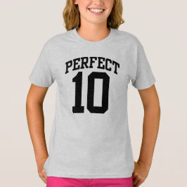 Perfect 10 VARSITY 10th BIRTHDAY T-shirt