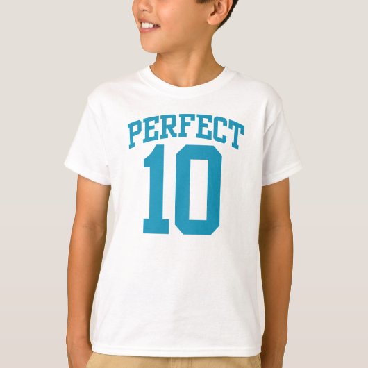 Perfect 10 VARSITY 10th BIRTHDAY T-shirt (Voorkant)