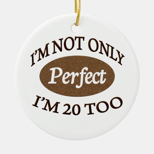 Perfect 20 jaar oud keramisch ornament (Voorkant)