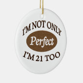 Perfect 21 jaar oud keramisch ornament (Rechts)