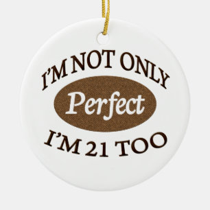 Perfect 21 jaar oud keramisch ornament