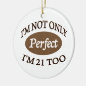 Perfect 21 jaar oud keramisch ornament (Links)