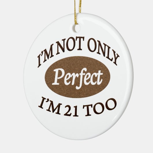 Perfect 21 jaar oud keramisch ornament (Links)