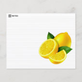 Perfect 2 Sided - Modern Refill Lemon Recipe Card (Achterkant)