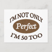 Perfect 50 jaar oud briefkaart (Voorkant)