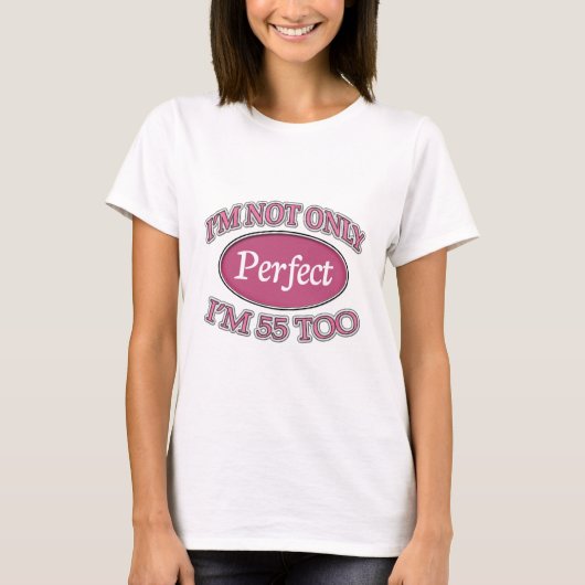 Perfect 55 jaar oud t-shirt (Voorkant)