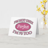 Perfect 70 jaar oud kaart (Gele Bloem)