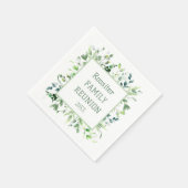 Perfect! Aangepaste familie reünie partij servette Servet (Hoek)