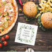 Perfect! Aangepaste familie reünie partij servette Servet