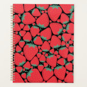 Perfect aardbeienpatroon planner (Voorkant)