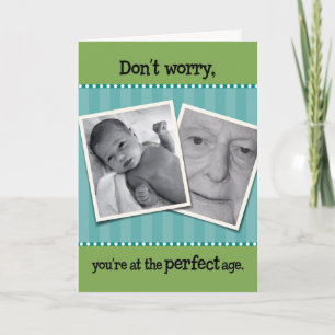 Perfect Age Funny Birthday Kaart