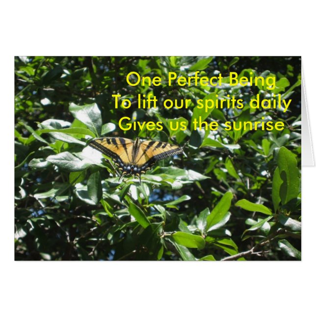 Perfect als Haiku/Btrfly-kaart (Voorkant Horizontaal)